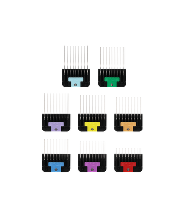 Andis Universal Stainless Steel Combs 8-Piece Set